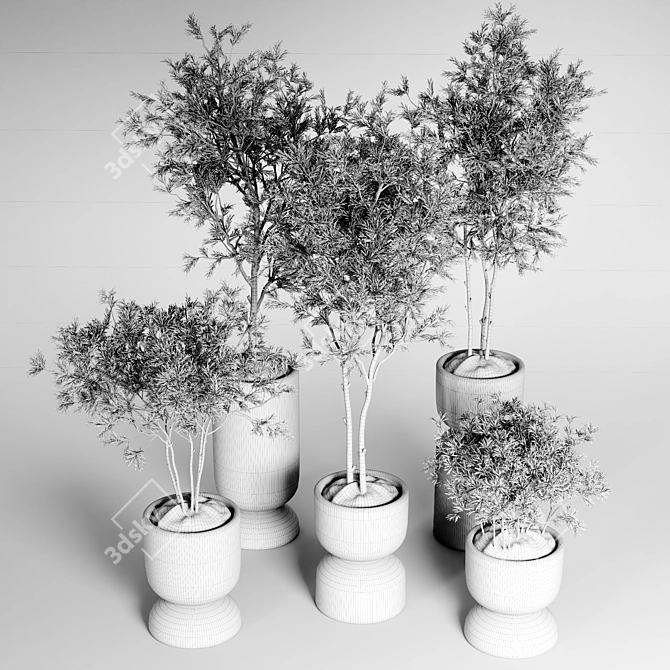 Urban Jungle: 30 Indoor Plants 3D model image 6