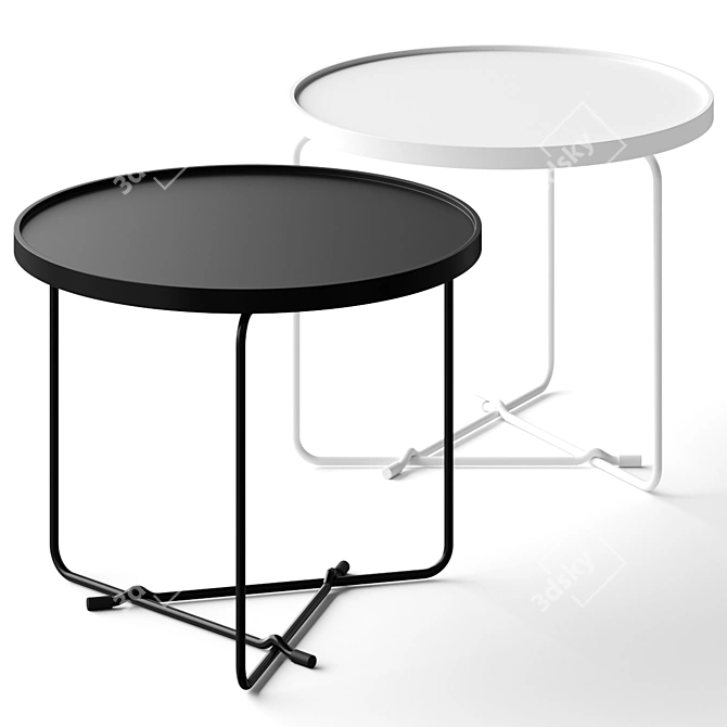 Elegant Haku Coffee Table 3D model image 1