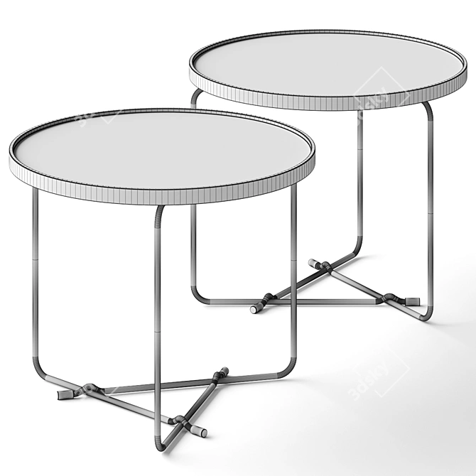 Elegant Haku Coffee Table 3D model image 2