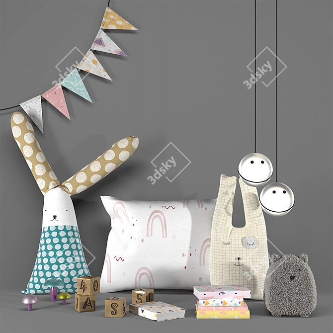 Playful Kids Accessories 3D model image 1