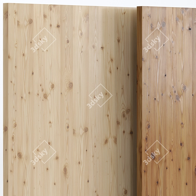 16 Wood with Triple Material 3D model image 4