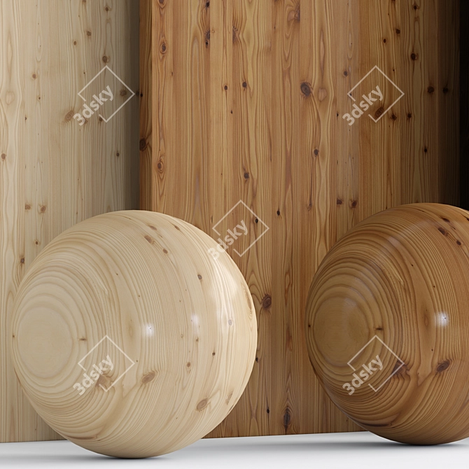 16 Wood with Triple Material 3D model image 1