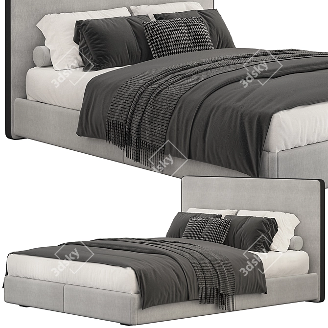 Flexform Magnum Sofa Bed 3D model image 1
