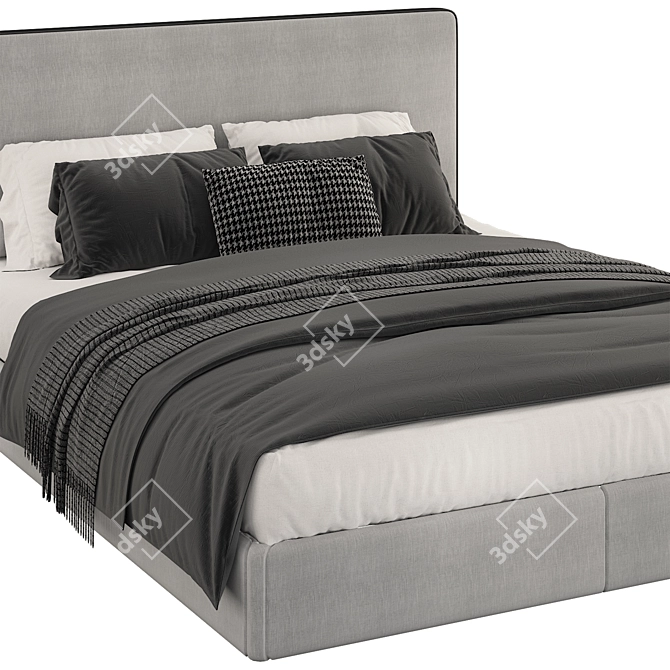 Flexform Magnum Sofa Bed 3D model image 2