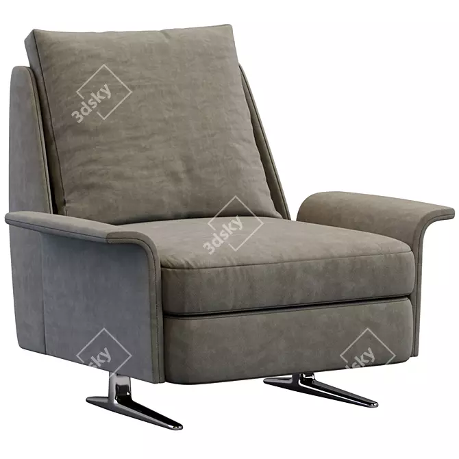 Minotti Spencer Armchair: 2 Colors 3D model image 2