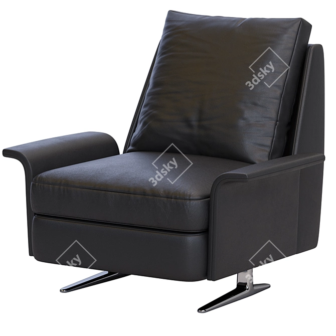 Minotti Spencer Armchair: 2 Colors 3D model image 3