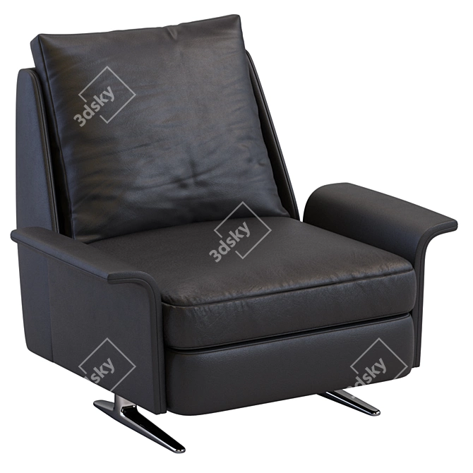 Minotti Spencer Armchair: 2 Colors 3D model image 4