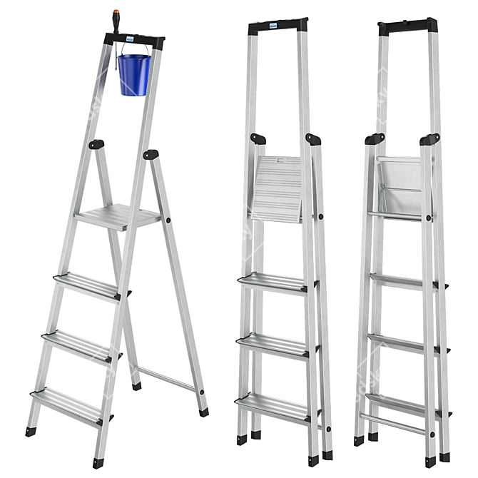 KRAUSE Step Ladders: Solidy, Dopplo & Corda 3D model image 2