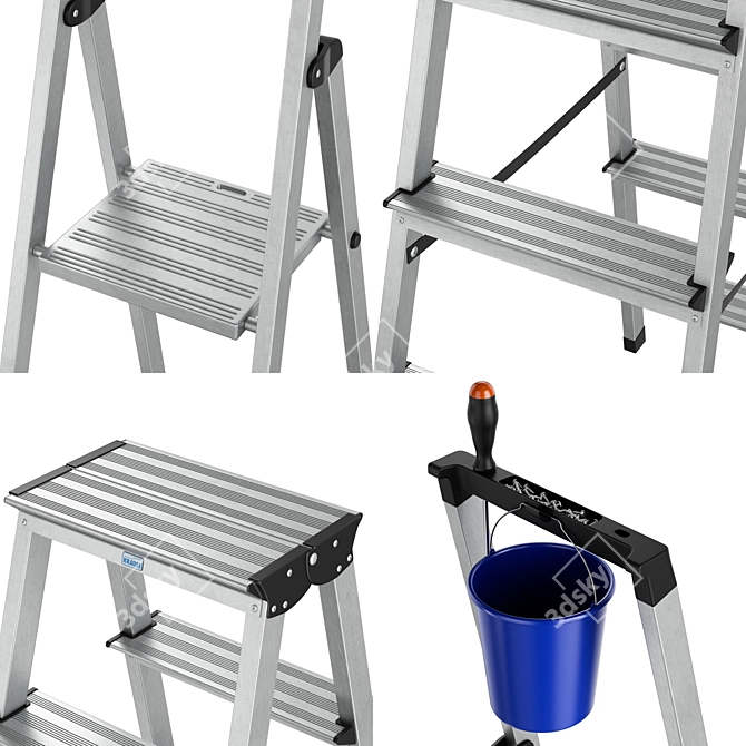 KRAUSE Step Ladders: Solidy, Dopplo & Corda 3D model image 7