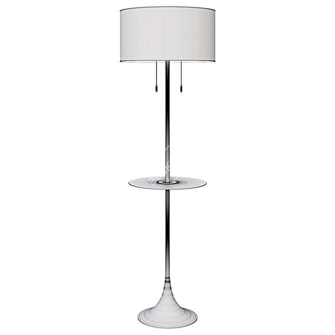 Modern Tapered Table Lamp 3D model image 1