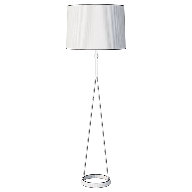 Modern A-Line Floor Lamp 3D model image 2