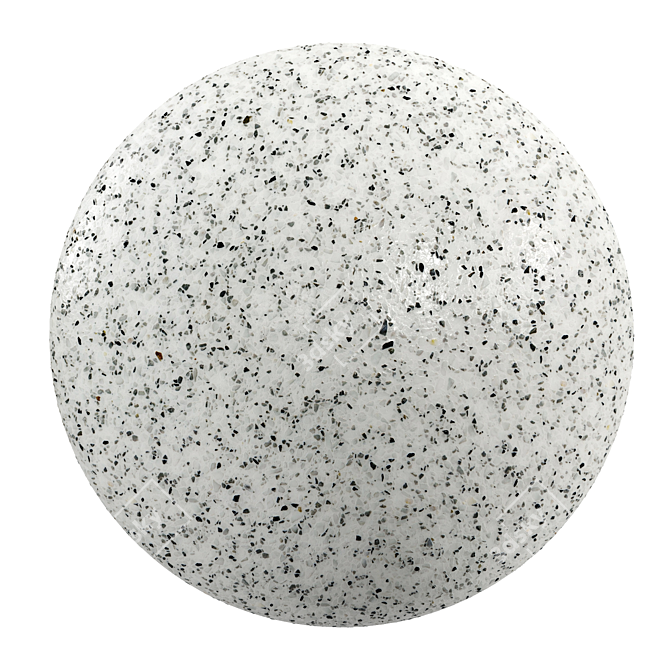 Venetian Terrazzo Marble: PBR Seamless Material 3D model image 1