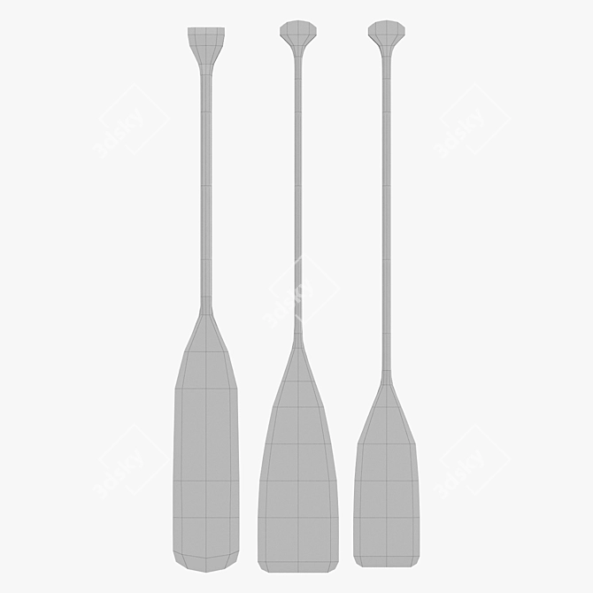 Realistic Paddles for Visual Projects 3D model image 2