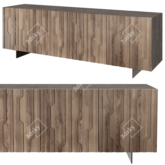 Elegance Defined: Pregno Webster Sideboard 3D model image 1