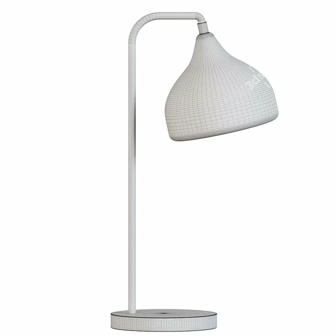 Sleek Desk Lamp - Stylish and Functional 3D model image 2