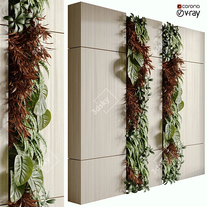 2021 Vertical Garden with V-Ray/Corona 3D model image 1