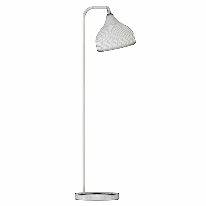 Sleek Modern Desk Lamp 3D model image 2