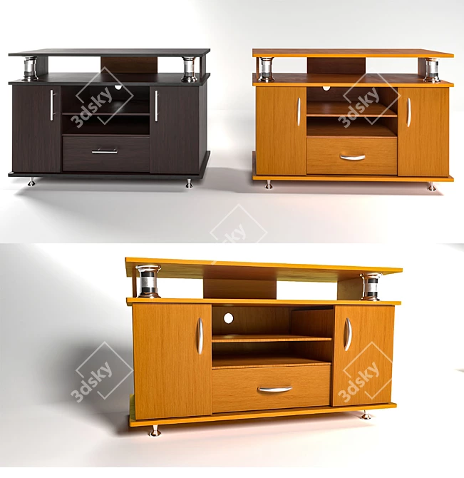 Reloading TV Plasma Cabinet 3D model image 1