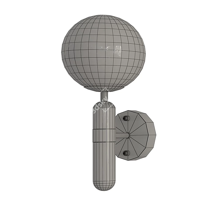 Modern Wall Lamp: Noel 3D model image 2