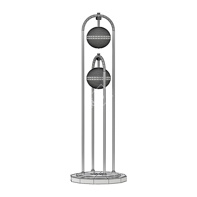 Modern Floor Lamp: Sanders 3D model image 2