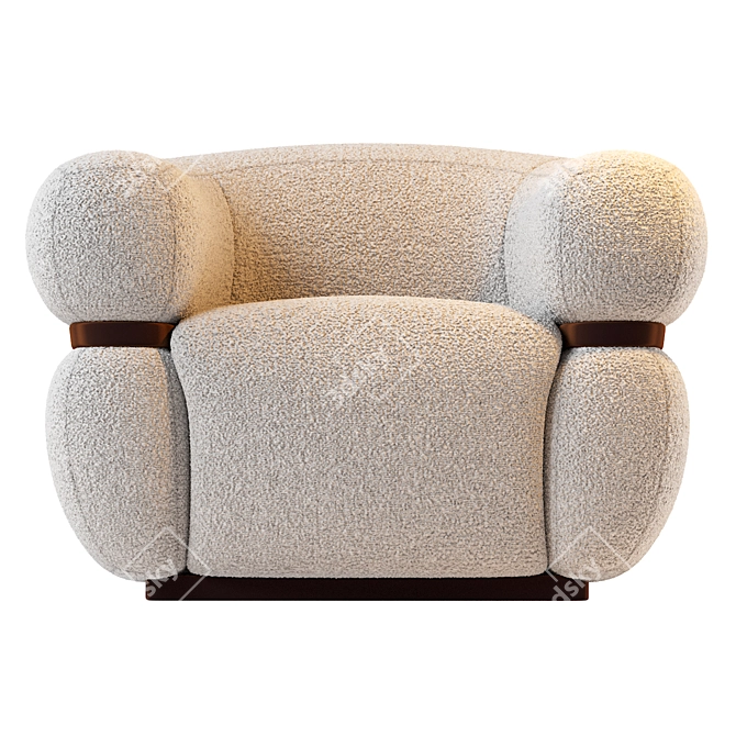 Modern Malibu Arm Chair, 2013 Design 3D model image 3