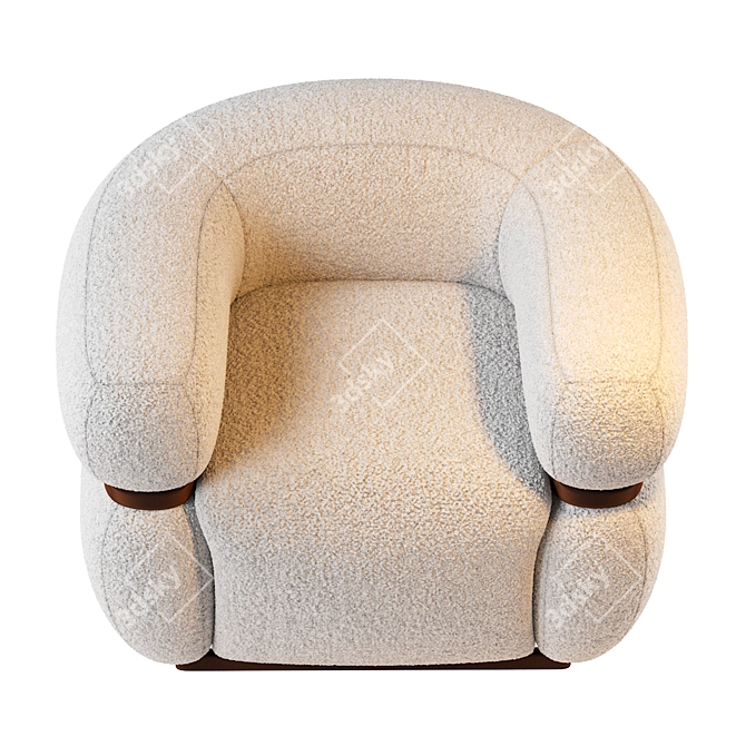 Modern Malibu Arm Chair, 2013 Design 3D model image 5