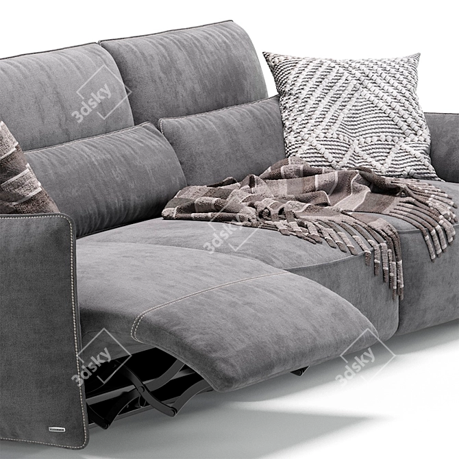 Natuzzi Supor Sofa: Reimagining Luxury 3D model image 3