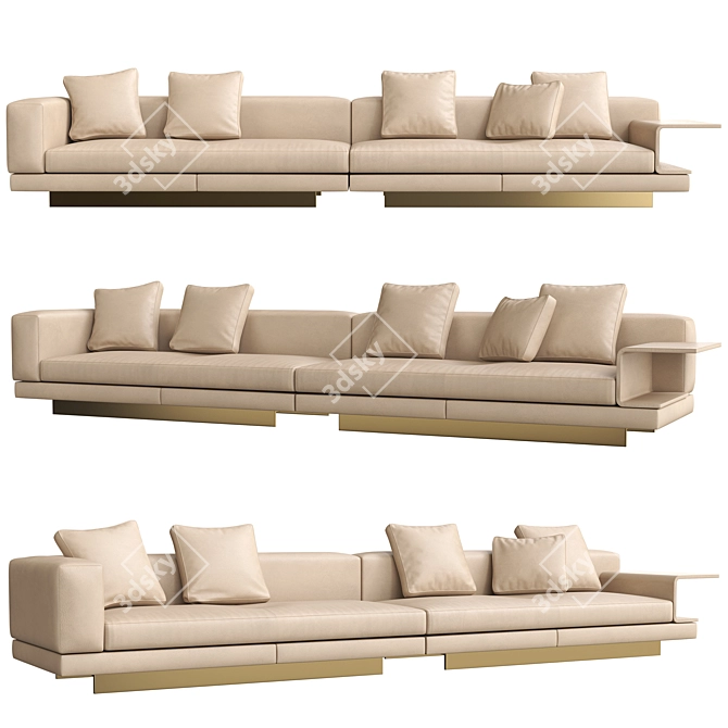 Modern Minotti Connery Sofa 3D model image 1