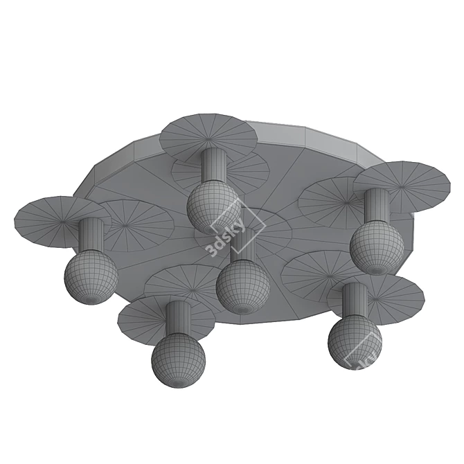 Modern Lumion Ceiling Chandelier 3D model image 2