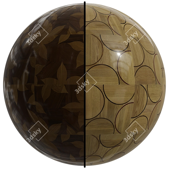 Seamless Wood Covering by BERTI | 4K Texture 3D model image 1