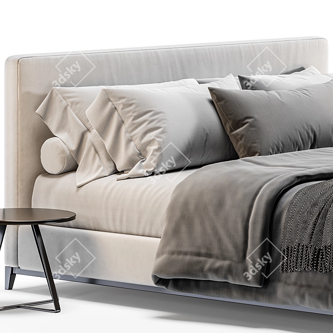 Luxurious Minotti Andersen Bed - 3D Model & Render 3D model image 2