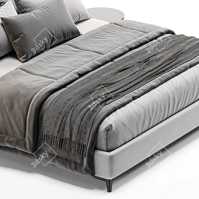 Luxurious Minotti Andersen Bed - 3D Model & Render 3D model image 3