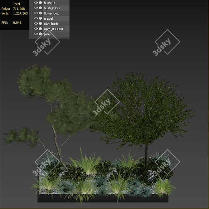 CRN Version Backyard Upgrade 3D model image 7