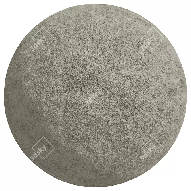 Seamless Stone Concrete Cover 4k Texture 3D model image 3