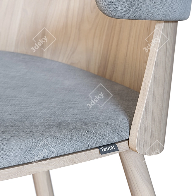 Modern TEULAT Uma Chair - Comfort and Style 3D model image 2