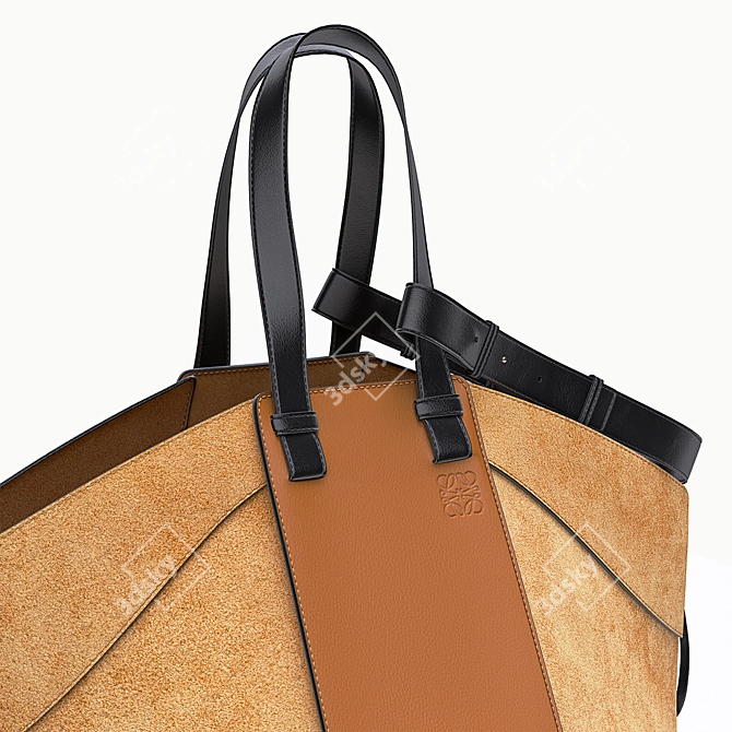 LOEWE Hammock Tote: Versatile Calfskin Bag 3D model image 3