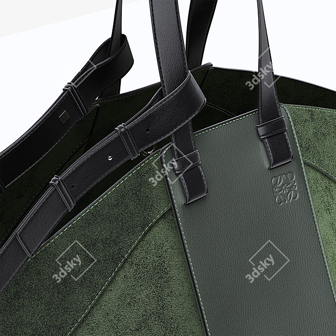 LOEWE Hammock Tote: Versatile Calfskin Bag 3D model image 4