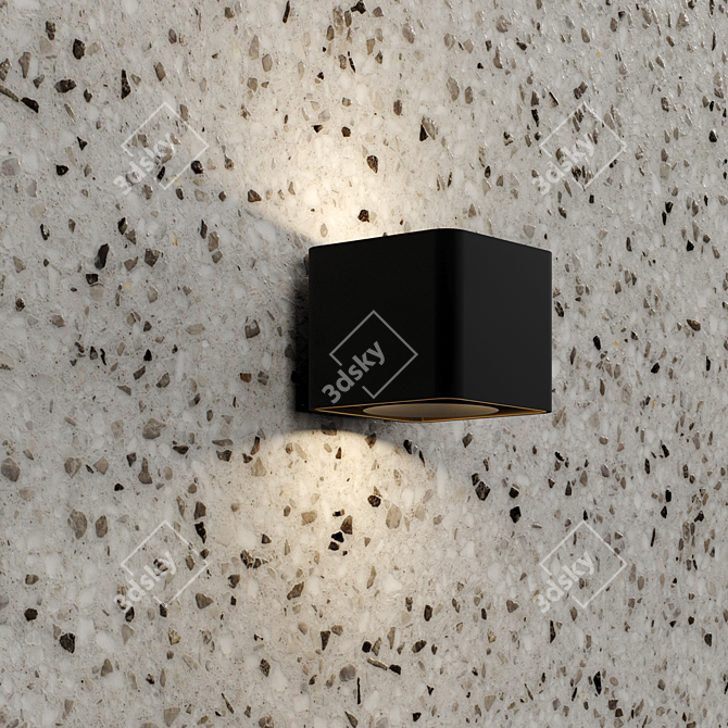 PBR Terrazzo Marble 3D Texture 3D model image 2