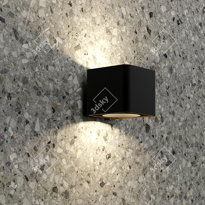 PBR Terrazzo Marble 3D Texture 3D model image 2