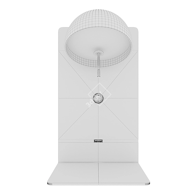 Modern Minimalist LED Wall Lamp 3D model image 3