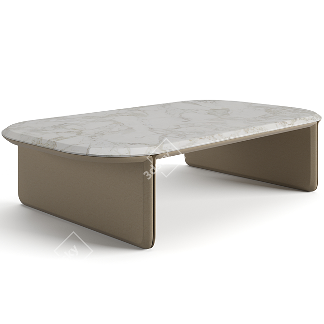 Luxurious Bentley Coffee Table Set 3D model image 2