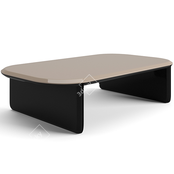 Luxurious Bentley Coffee Table Set 3D model image 3