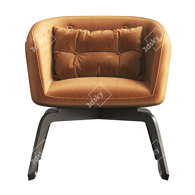 Elegant Roche Bobois Quadrille Rocker 3D model image 2