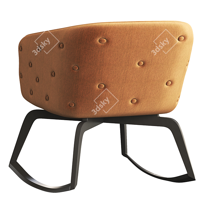 Elegant Roche Bobois Quadrille Rocker 3D model image 5