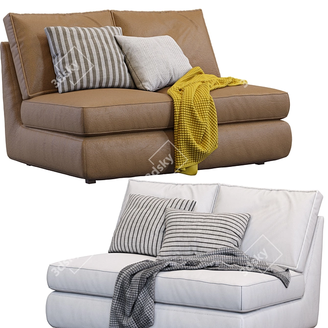 Kivik Sofa: Stylish and Versatile by Ikea 3D model image 5