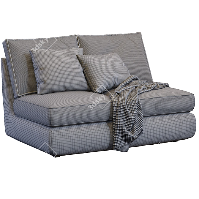 Kivik Sofa: Stylish and Versatile by Ikea 3D model image 7