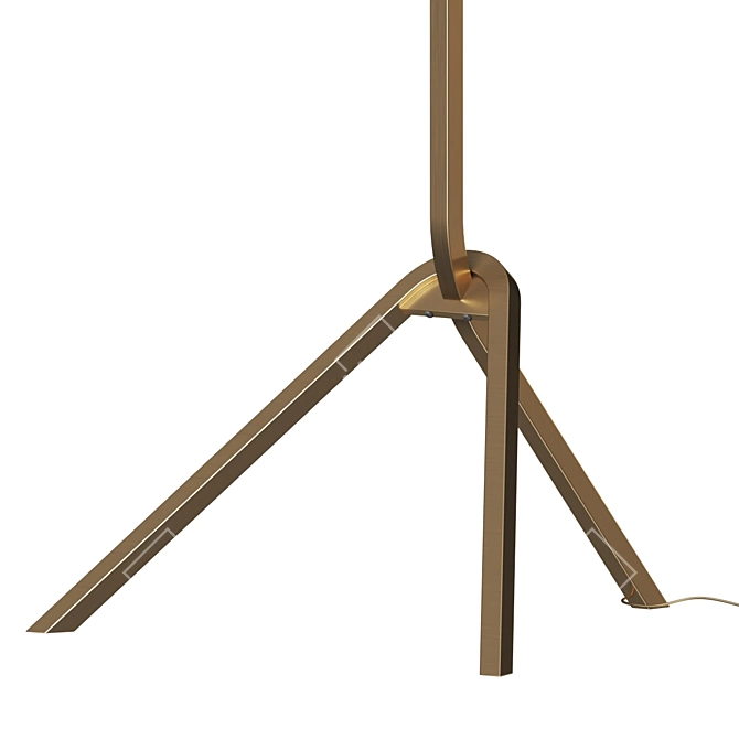 Modern LED Branch Floor Lamp 3D model image 4