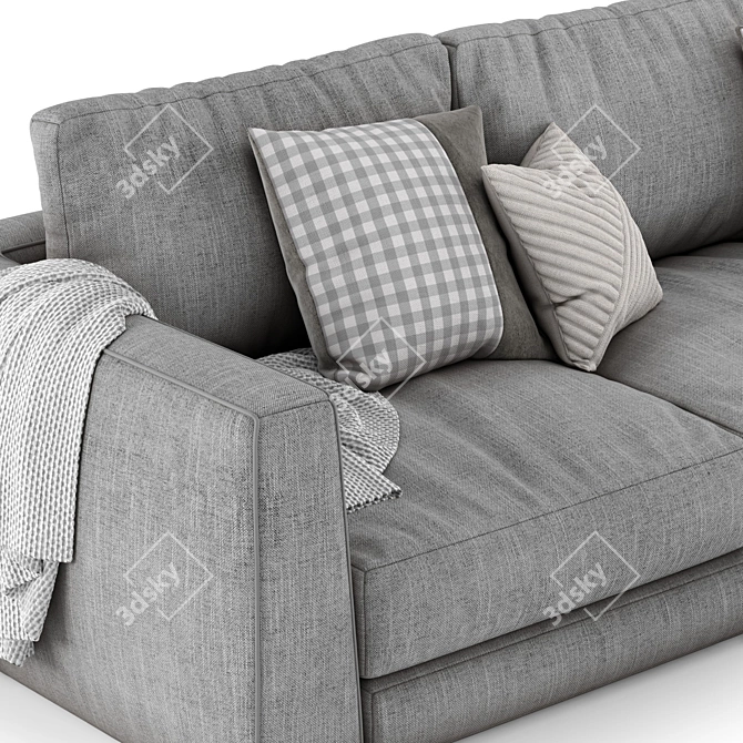 Bodema BARCLAY Corner Sofa: Modern and Stylish 3D model image 3