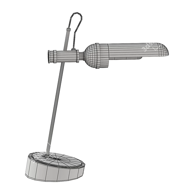 Sleek Modern Table Lamp: Charles 3D model image 2