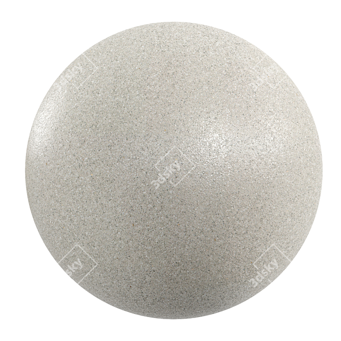 Venetian Terrazzo Marble: High-Resolution PBR Texture 3D model image 1